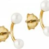 ENAMEL Copenhagen Earring, 2 Pearls 925s/Gp