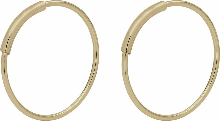 Pilgrim Øreringe Guldbelagt Guld