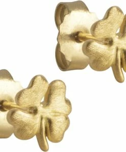 ENAMEL Copenhagen Studs, Organic Clover 925s/Gp/M