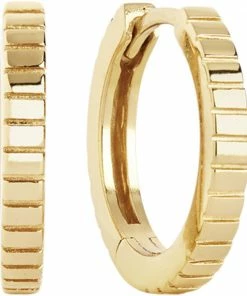 Carré Jewellery PINSTRIPE HOOPS Gold