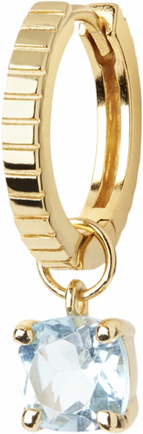 Carré Jewellery PINSTRIPE HOOPS Gold - Billede 2