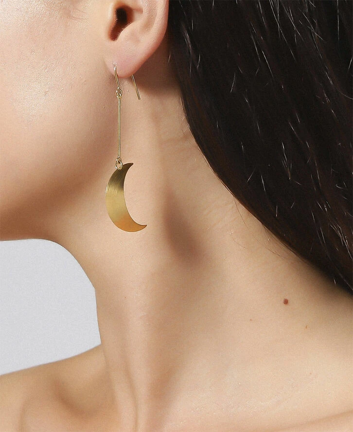 Jane Kønig Half Moon Earring 221 - Billede 5