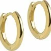 ENAMEL Copenhagen Hoops, Chunky Classic 10 Mm 925s/Gp