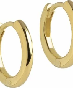 ENAMEL Copenhagen Hoops, Chunky Classic 10 Mm 925s/Gp