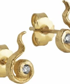 ENAMEL Copenhagen Studs, Lia Clear CZ