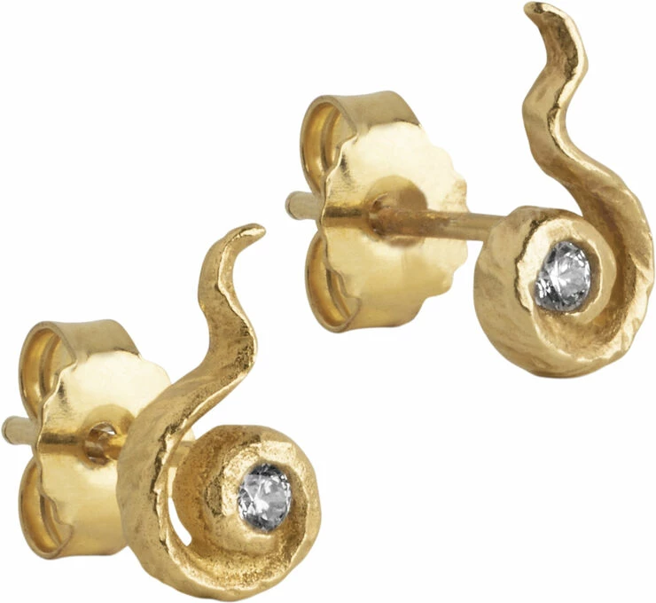 ENAMEL Copenhagen Studs, Lia Clear CZ