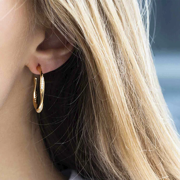 Sif Jakobs Jewellery CETARA EARRINGS 18K Gold Plated - Billede 2