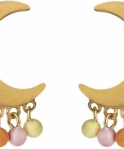 ENAMEL Copenhagen Earring, Lune Peach/Light Pink/
