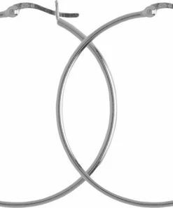 Hultquist Classic Alba &oslash;reringe. Diameter: 40 Mm. Sølv