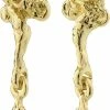 Pilgrim SOLIDARITY Recycled Organic Shaped Earrings Gold-plated