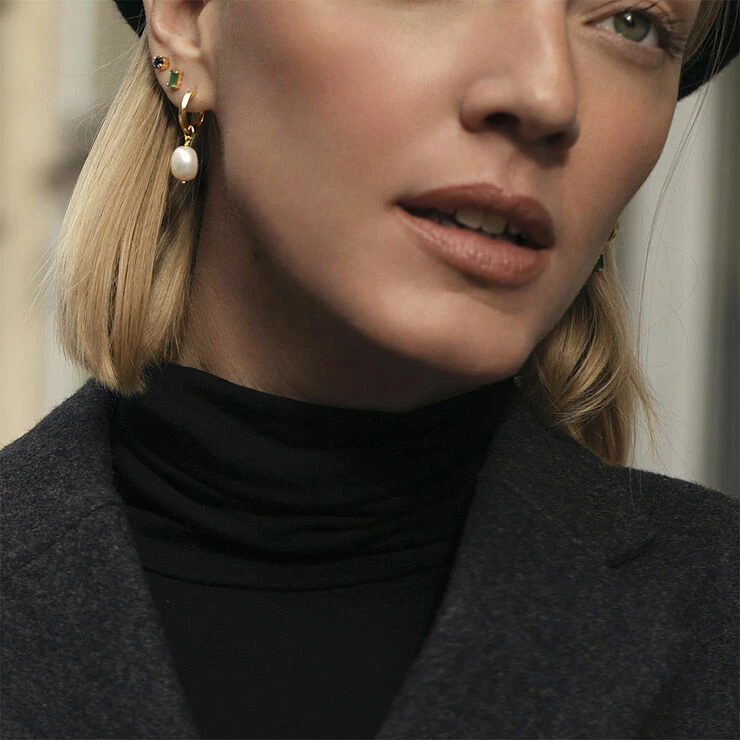 Carré Jewellery GEM CANDY EARRING Gold - Billede 2