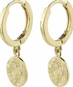 Pilgrim Earrings : Nomad : Gold Plated
