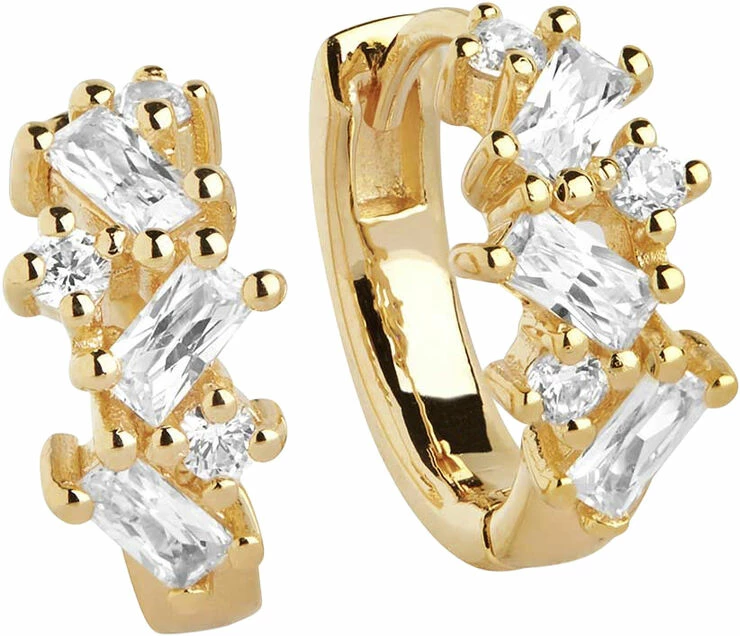 Sif Jakobs Jewellery ANTELLA CREOLO EARRINGS 18K Gold Plated - Billede 2