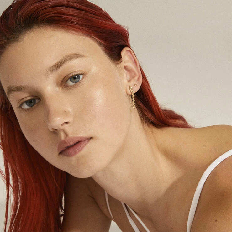 Pilgrim Øreringe : Jolene : Guldbelagt : Kr - Billede 2