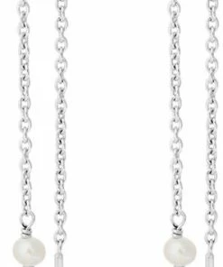 Pernille Corydon Jewellery Ocean Hope Earchains Length 65 Mm