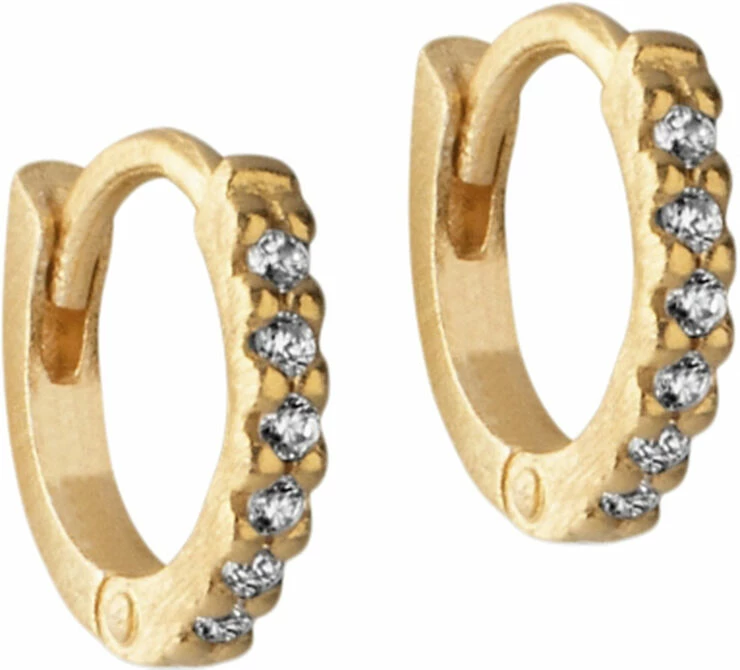 ENAMEL Copenhagen Hoops, Petite Flora 6 Mm 925S/GP/M