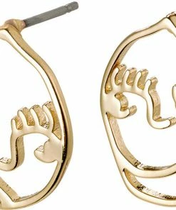 Pilgrim Øreringe, Debra, Guldbelagt Guld