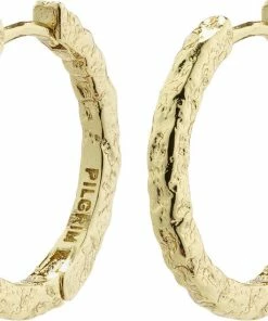 Pilgrim Øreringe : Elanor : Guldbelagt