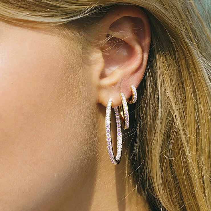 Sif Jakobs Jewellery ELLERA PICCOLO EARRINGS 18K Gold Plated - Billede 2