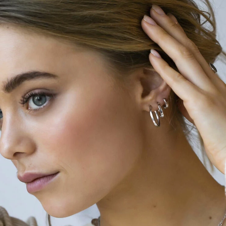 Sif Jakobs Jewellery ELLERA PIANURA GRANDE EARRINGS 928 Sterling Silver - Billede 2