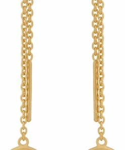 Pernille Corydon Jewellery Small Daylight Earchains Lenght 50 Mm