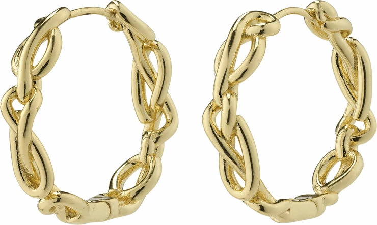 Pilgrim ANNEMETT Hoop Earrings Gold-plated