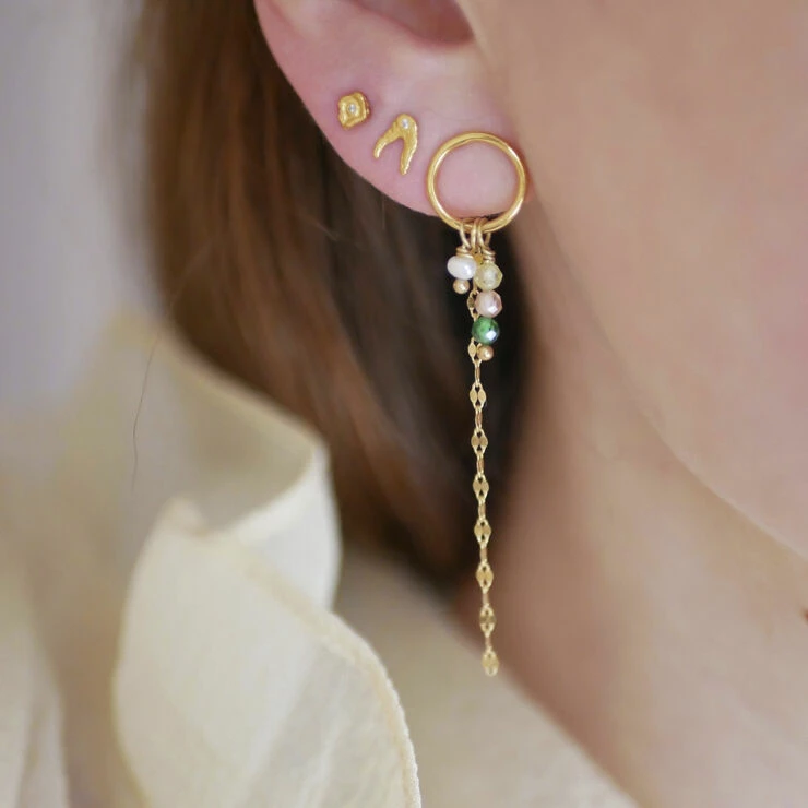 ENAMEL Copenhagen Earring, Aviva Forest - Billede 2