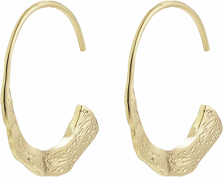 Pilgrim Øreringe : Valkyria : Guldbelagt Guld