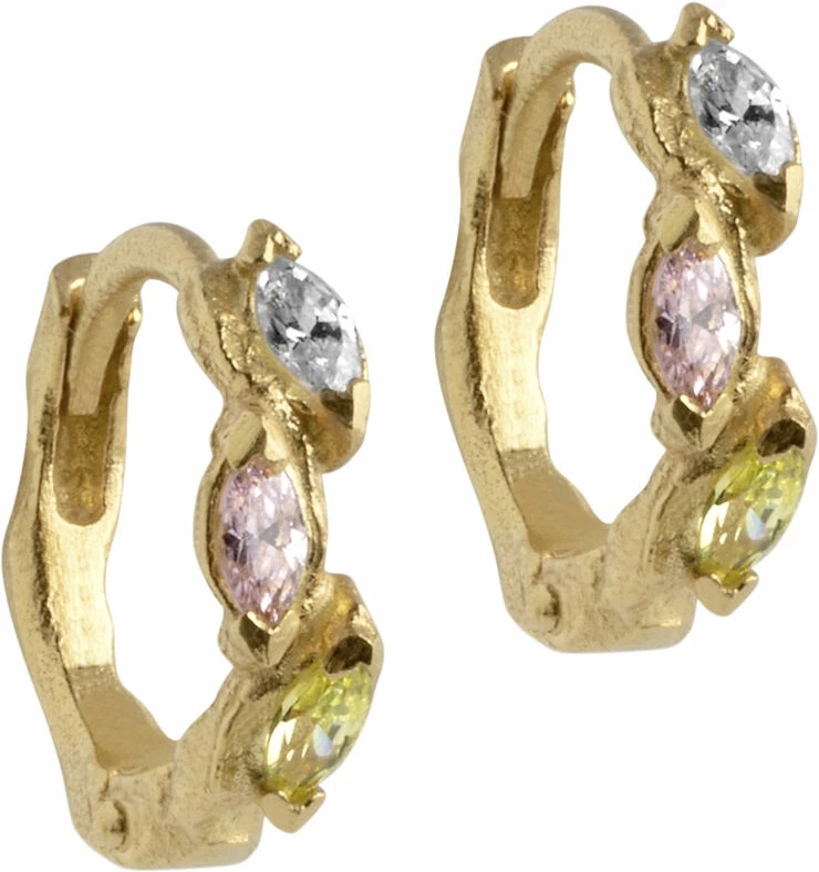 ENAMEL Copenhagen Hoops, Laia Clear/Light Pink/