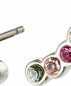 Pilgrim Øreringe, Anita, Sølvbelagt, Multi Sølv