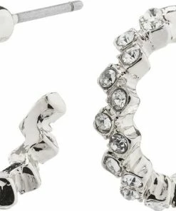 Pilgrim Øreringe : Ester : Sølvbelagt : Kry