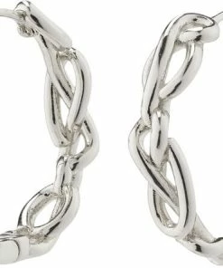 Pilgrim ANNEMETT Hoop Earrings Silver-plated