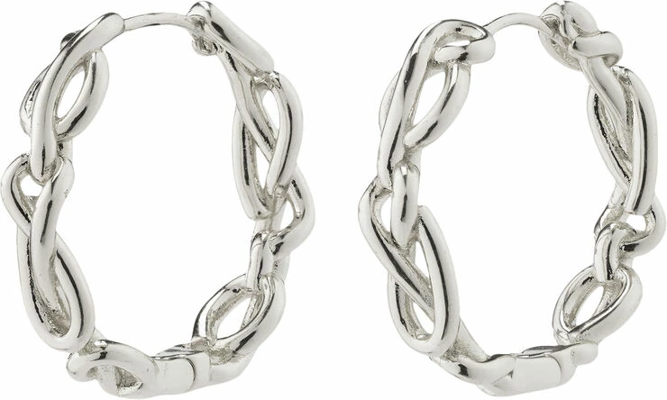 Pilgrim ANNEMETT Hoop Earrings Silver-plated