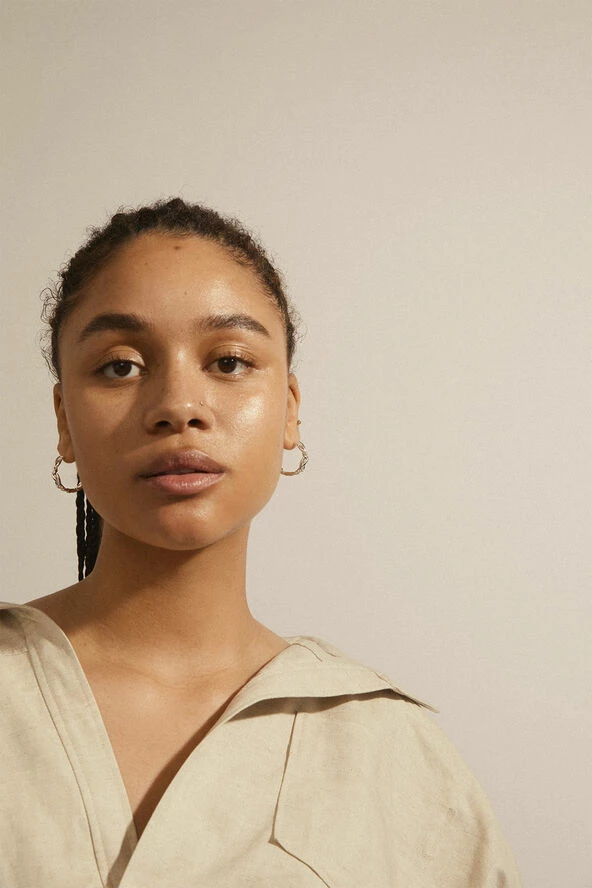 Pilgrim ANNEMETT Hoop Earrings Silver-plated - Billede 2