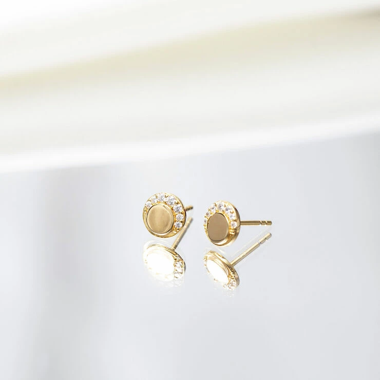 Sif Jakobs Jewellery PORTOFINO PICCOLO EARRINGS 18K Gold Plated - Billede 3