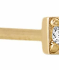 Ro Copenhagen Rock Square Diamant ørestik S YG