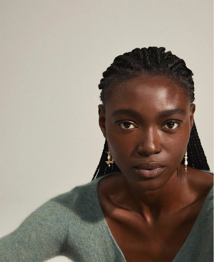 Pilgrim ENERGETIC Ferskvandsperle øreringe Guldbelagt - Billede 4