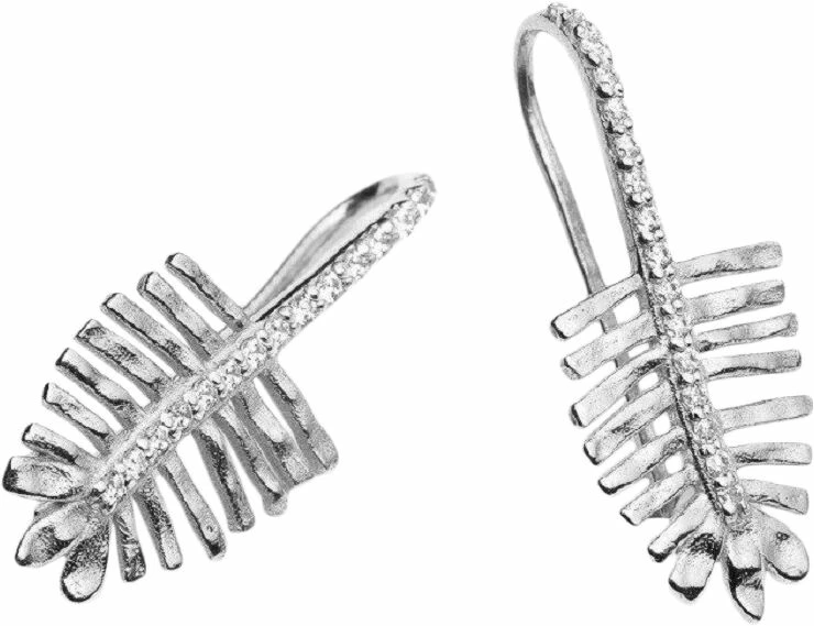 With Love Darling Tulsi Earrings Silver