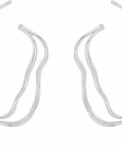 Pernille Corydon Jewellery Double Wave Hoops 30 Mm