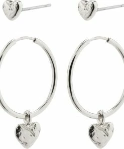 Pilgrim Øreringe : Jayla : Sølvbelagt