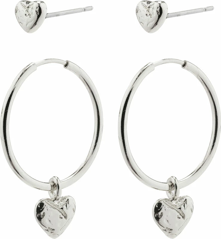 Pilgrim Øreringe : Jayla : Sølvbelagt