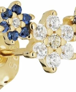 The Earring Shop Trois Fleurs Stud