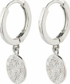 Pilgrim Earrings : Nomad : Silver Plated