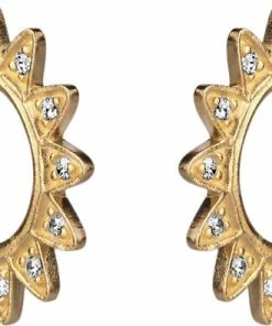 ENAMEL Copenhagen Earring, Veda Clear CZ