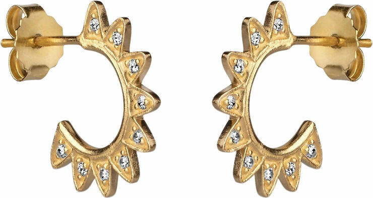 ENAMEL Copenhagen Earring, Veda Clear CZ