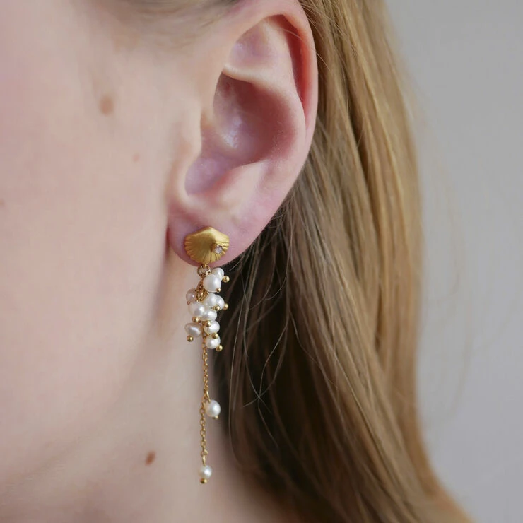 ENAMEL Copenhagen Earring, Nuna 925S/GP/M - Billede 2