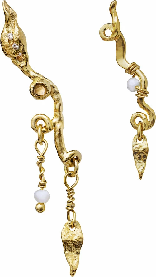Maanesten Vilda Earrings Sterling Silver (925) Gold Plated