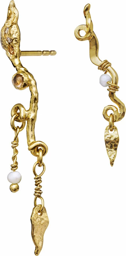 Maanesten Vilda Earrings Sterling Silver (925) Gold Plated - Billede 2