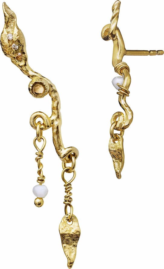 Maanesten Vilda Earrings Sterling Silver (925) Gold Plated - Billede 3