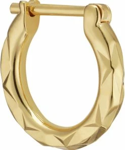 Jane Kønig Tiny Rhombus Earring, Gold-plated Sterling Silver 221